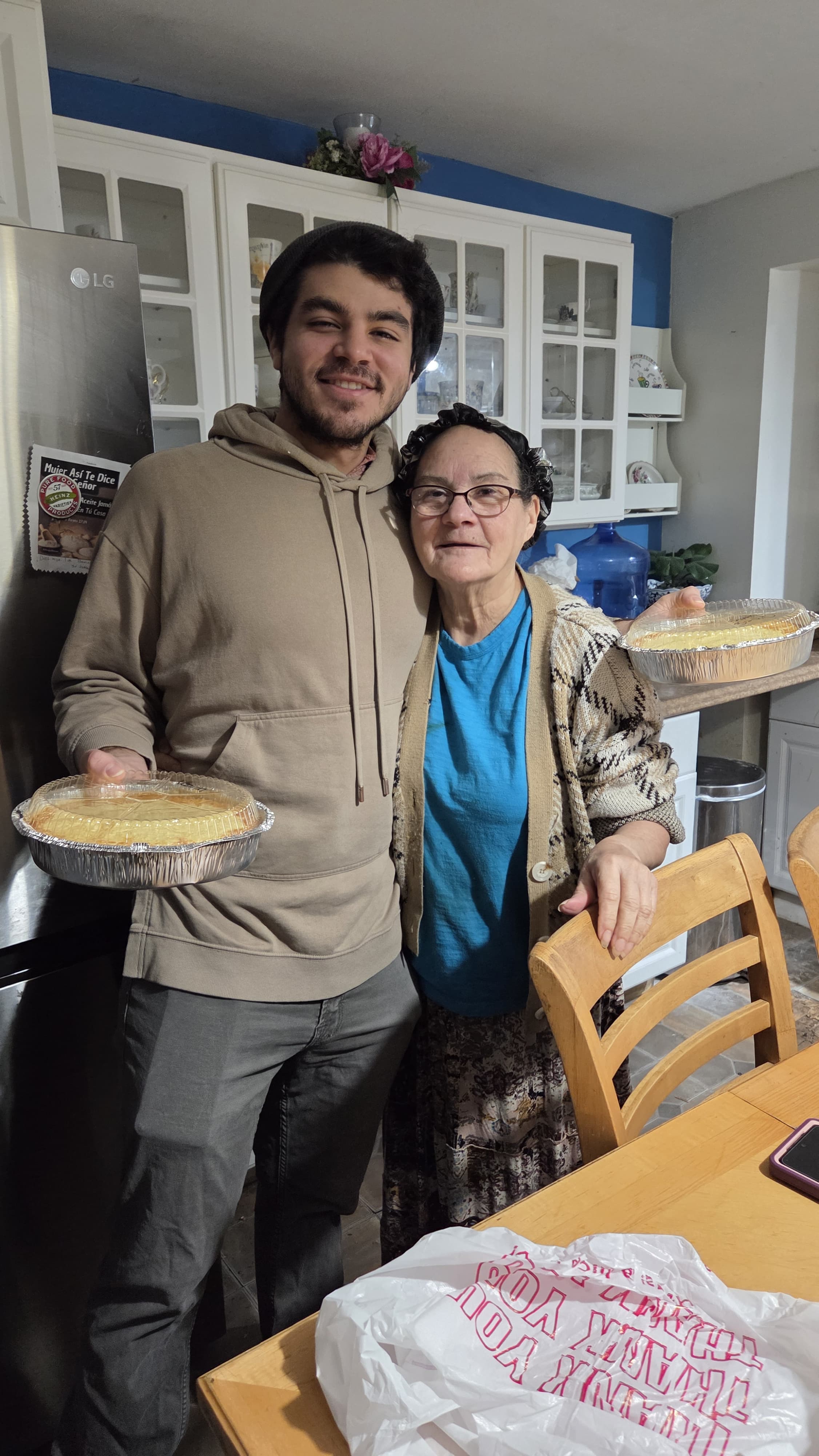 Homemade flan from Abuela